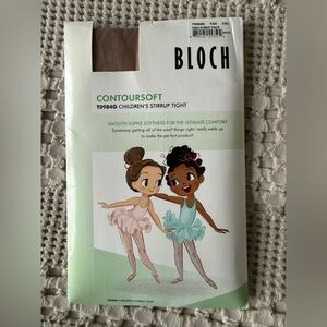 Bloch Contoursoft Children's Stirrup Tights tan